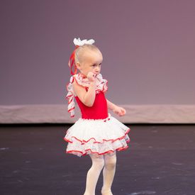 little kid performing on the stage