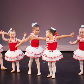 kids performing ballet